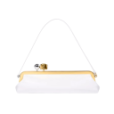 Geantă de damă tip poșetă 35 x 8,5 x 12 cm Curea detașabilă Piele artificială Geantă elegantă de formă alungită pentru ocazii sociale 2