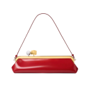 Geantă de damă tip poșetă 35 x 8,5 x 12 cm Curea detașabilă Piele artificială Geantă elegantă de formă alungită pentru ocazii sociale 3