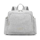 Geantă de schimbat 34 x 32 x 12 cm Geantă de schimbat groasă țesută pentru mame Rucsac de călătorie din material textil Geantă multifuncțională impermeabilă 3