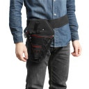 Geantă de scule multifuncțională impermeabilă cu curea, curea reglabilă 70-90 cm, cataramă, șase piese pentru ciocan, șurubelniță, cheie, burghiu 2