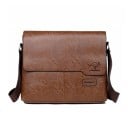 Geantă de umăr din piele pentru bărbați, de lux, 32 × 26 cm, marcă de marcă, geantă crossbody de afaceri, geantă mare și elegantă 4