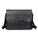 Geantă de umăr din piele pentru bărbați, de lux, 32 × 26 cm, marcă de marcă, geantă crossbody de afaceri, geantă mare și elegantă 1