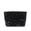 Geantă de umăr pentru femei cu model geometric din triunghiuri Lanț metalic pentru umăr Închidere cu fermoar Piele PU și poliester 28 x 17,5 x 7 cm 2