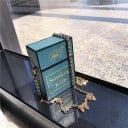 Geantă de umăr pentru femei în formă de cutie de țigări cu inscripția Smoking Kills Lanț de purtare Din piele PU Dimensiune 10 x 5 x 15 cm 5