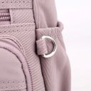 Geantă de umăr pentru femei, tip crossbody, cu buzunare cu fermoar Cureaua lată ajustabilă Nylon și poliester 24 x 20 x 14 cm 8