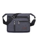 Geantă de umăr unisex din pânză 31×11×24 cm Rucsac casual și geantă crossbody Geantă de călătorie pentru bărbați și femei Portofel 2