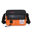 Geantă de umăr unisex la modă, 26 × 18 × 9 cm, casual, din nailon, colorată, pentru bărbați și femei, geantă de voiaj din poliester 6