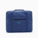 Geantă de voiaj pentru femei cu bandă pentru mânerul valizei Buzunar frontal cu fermoar și două mânere Nylon 41 x 16,5 x 31 cm 2