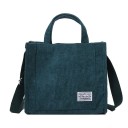 Geantă din catifea pentru femei, de purtat în mână sau pe umăr 26 x 23 x 10 cm Mânere scurte și curea ajustabilă Buzunar frontal 5