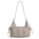 Geantă din nylon cu umăr, cu umplutură, geantă crossbody de mari dimensiuni cu buzunare cu fermoar Dimensiuni 21 x 16 x 7 cm Geantă 3