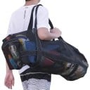 Geantă din plasă pentru echipament de scufundare 94 x 38 x 38 cm Capacitate 100 l Geantă sportivă din poliester transparentă pentru plajă, piscină 1