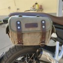 Geantă laterală de motocicletă compactă, impermeabilă, 9 × 23 × 17 cm, geantă de călătorie din material textil pentru motocicletă, utilizare 4