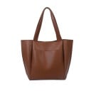 Geantă mare pentru femei pentru umăr Geantă din piele artificială cu două mânere Buzunar exterior frontal Dimensiuni 43 x 31 x 13 cm 3