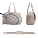 Geantă pentru rachete de tenis cu compartiment pentru încălțăminte și buzunar pentru sticlă 48 x 19 x 31 cm Cu umăr și în mână Pentru badminton 5