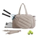 Geantă pentru rachete de tenis cu compartiment pentru încălțăminte și buzunar pentru sticlă 48 x 19 x 31 cm Cu umăr și în mână Pentru badminton 4