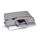 Geantă subțire pentru laptop cu mânere și curea de umăr detașabilă Buzunar frontal cu fermoar pentru lucruri mici Material 8