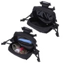 Geantă tactică de talie mare 18x8 cm, culori neutre, geantă sport pentru vânătoare, geantă durabilă pentru exterior, cu buzunare, geantă 6