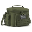 Geantă termică cu compartimente 20x30x22 cm, cu fermoar, geantă izotermă portabilă, culoare neutră, geantă de prânz pentru mâncare 4
