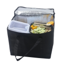 Geantă termică pliabilă 41x26x33 cm, geantă izotermă portabilă, culoare neutră, geantă mare pentru alimente, băuturi, cumpărături, picnic 6