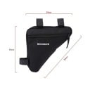 Geantă triunghiulară pentru cadru de bicicletă 24 x 18 x 18 cm Închidere cu velcro Geantă de bicicletă durabilă pentru scule și accesorii 7
