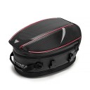 Geantă universală pentru șa spate pentru motocicletă, impermeabilă, 37x20x23 cm, pentru motocicletă, cu capacitate mare, pentru călătorii 2