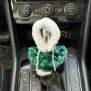 Gear Stick Cover and Hooded Sweatshirt with Fur, Cotton, Polyester 2