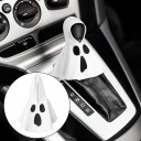 Gear Stick Cover – white hoodie with ghost motif, cotton, polyester 2