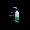 Gebogene Sprühgießflasche, 250 ml, transparente Kunststoffflasche zum Gießen von Pflanzen und Gewürzen, aus ungiftigem PP und PET 2