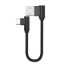 Gebogenes Datenkabel USB / USB-C 20 cm 2