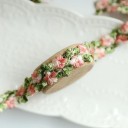 Geborduurde kantlint met bloemmotief 2 cm x 91 cm Decoratief kantband Polyester kant voor naaien en versieren van kleding 4