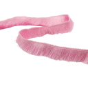 Geborduurde lint met franjes 2,8 cm x 1 m Polyester decoratief lint met sierlijke franjes voor het versieren van kleding, jurken en textiele accessoires 14