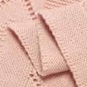 Gebreide katoenen babydeken 70x90 cm Mimixiong Kinderwagen inbakerdeken Wiegdeken Zacht voor baby&#39;s Slaapdeken 4