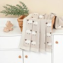 Gebreide katoenen deken voor baby 70x90 cm Babydeken voor kinderwagen Wiegjes Kleurrijk patroon Pasgeborenen Baby&#39;s Slapen 5