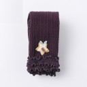 Gebreide legging voor meisjes T2475 9