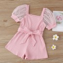 Gebreide overall voor meisjes T2646 2