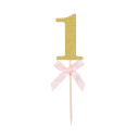 Geburtstagspins 1 Jahr rosa 10 Stk 2