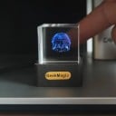GeekMagic Smart Mini Display 38 x 35 x 31 mm WiFi-Uhr mit Wetter-LED, transparentes Würfel-Panel, USB-Stromversorgung, Anzeige von Uhrzeit 4
