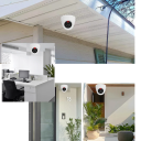 Gefälschte Sicherheitskamera CCD mit blinkender roter LED-Simulationskamerasystem Diebstahlsicherung für Zuhause und Büro 3