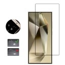 Gehard glas voor Samsung Galaxy S24 3 stuks Beschermglas voor het scherm tegen krassen Zwarte rand Ondersteuning voor ontgrendelen met vingerafdruk 5