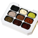 Géis de pintura em degradê para unhas 9 cores UV LED Paleta para design ombré e degradê Arte de unhas profissional e caseira 4