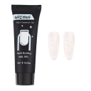 Gel acrilico con glitter 6