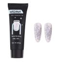 Gel acrylique avec paillettes 4