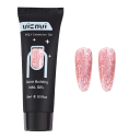 Gel acrylique avec paillettes 9