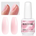 Gel de unhas 15 ml gel UV fortificante e prolongador gel multifuncional para modelação reparação colagem de pedras 1