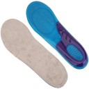 Gel Insoles Blue Colour Shock Absorption Comfortable Wear Ergonomic Shape Arch Support Foot Relief Healthy Walking 2
