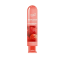 Gel lubricante comestible perfumado a base de agua fresa 80 ml lubricación de larga duración para uso oral y clásico compatible con preservativos envase discreto 1