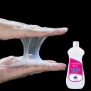 Gel lubricante cremoso a base de agua, sin perfume, 500 ml, textura sedosa, lubricación de larga duración, compatible con preservativos, embalaje discreto. 3