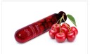 Gel lubrifiant comestible parfumé à base d'eau cerise 80 ml hydratation longue durée pour usage oral et classique compatible avec les préservatifs emballage discret 2