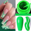 Gel Nail Art Polish Long-Lasting Liner Gel Nail Polish Nail Polish for Creating Thin Lines Gel Polish with Sharp Thin Brush for Decoration 12