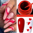 Gel Nail Art Polish Long-Lasting Liner Gel Nail Polish Nail Polish for Creating Thin Lines Gel Polish with Sharp Thin Brush for Decoration 4